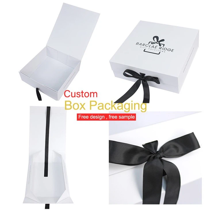 A4 Magnetic Gift Box With Ribbon