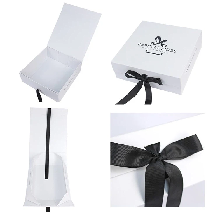 A4 Magnetic Gift Box With Ribbon