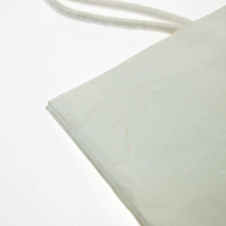 White Kraft Paper Bags For Packing Garment